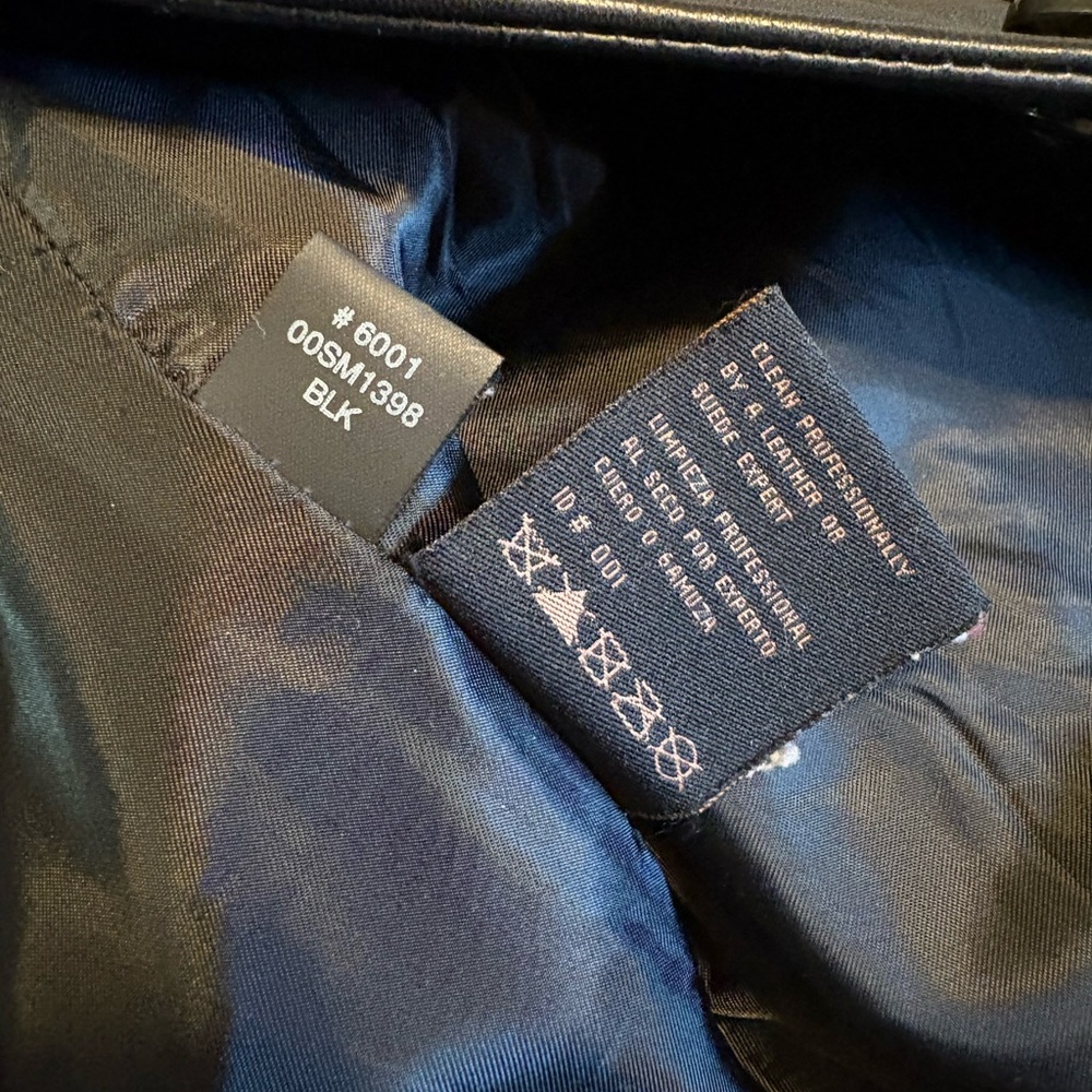 Euc 🖤 SIENA Genuine Leather Button Front‎ Coat – Women’s Small y2k - Picture 5 of 7